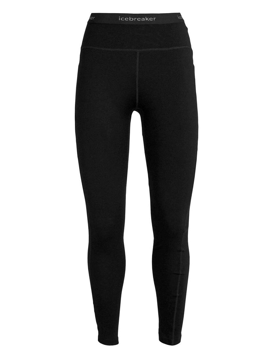 Base Layers Icebreaker 15.5 Merino Thermal Leggings Damskie Czarne | PL 1076YXFU